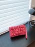 Ruched Detail Clutch Bag