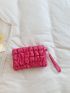 Ruched Detail Clutch Bag