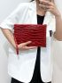 Crocodile Embossed Square Bag