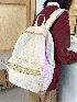 Letter Patch Decor Functional Backpack