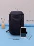 Minimalist Knot Decor Backpack