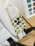 Letter Embroidery Two Tone Functional Backpack