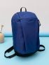 Minimalist Zipper Side Backpack
