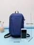 Minimalist Zipper Side Backpack