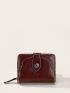 Stitch Detail Vintage Design Small Wallet