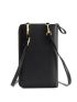 Snap Button Flap Phone Wallet
