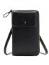 Snap Button Flap Phone Wallet
