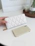 Quilted Long Wallet