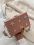 Mini Floral Decor Chain Box Bag
