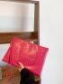 Hollow Out Design Square Bag