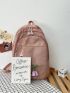 Flower Decor Functional Backpack