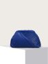 Minimalist Ruched Detail Clutch Bag
