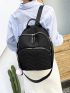 Chevron Classic Backpack With Bag Charm