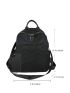 Chevron Classic Backpack With Bag Charm