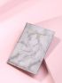 Marble Pattern Passport Case