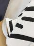 Striped Pattern Knot Decor Backpack