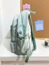 Letter Graphic Functional Backpack