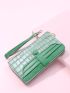Crocodile Embossed Long Wallet