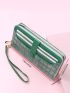 Crocodile Embossed Long Wallet