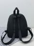 Letter Graphic Functional Backpack