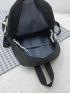Letter Graphic Functional Backpack