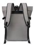 Two Tone Release Buckle Decor Flap Backpack