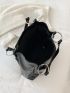 Minimalist Ring Linked Shoulder Tote Bag