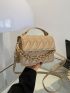 Mini Quilted Chain Decor Square Bag
