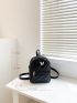 Quilted Metal Butterfly Decor Classic Backpack
