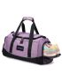 Letter Patch Two Tone Large Capacity Duffel Bag