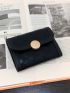 Stitch Detail Small Wallet