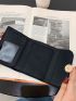 Stitch Detail Small Wallet
