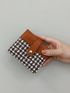 Houndstooth Pattern Fold Card Holder