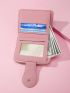 Stitch Detail Small Wallet