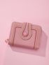 Stitch Detail Small Wallet