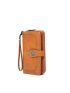 Flower Decor Long Wallet With Wristlet