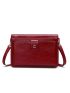 Mini Letter Graphic Flap Phone Bag