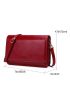 Mini Letter Graphic Flap Phone Bag