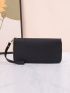 Colorblock Letter Graphic Long Wallet