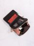 Letter Graphic Geometric Pattern Small Wallet