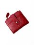 Quilted Snap Button Card Holder
