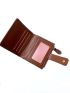 Quilted Snap Button Card Holder