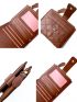 Quilted Snap Button Card Holder