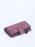 Solid Buckle Wallet