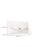 Minimalist Snap Button Square Bag