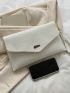 Minimalist Snap Button Square Bag