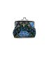 Floral Embroidered Kiss Lock Coin Purse