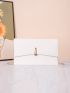 Metal Decor Flap Chain Square Bag