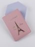 Tower & Letter Graphic Passport Case