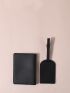 Letter Graphic Passport Case With Luggage Tag